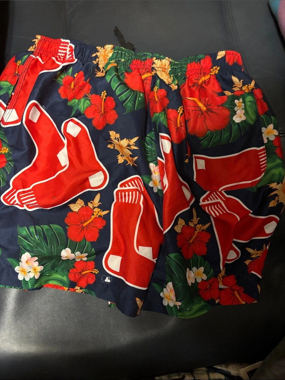 Men's Boston Red Sox  Swim Bermudas with Red Sox Accent